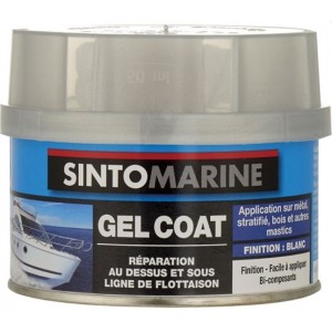 Mastic gel coat réparation marine dessous dessus ligne de flottaison 170ml SINTO MARINE 3169981312001