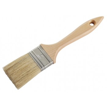 Pinceau brosse plate Taille 20 mm manche bois virole inox 3087914702203
