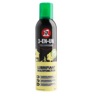 Lubrifiant multifonction lubrifie dégrippe nettoie protège corrosion 250ml 3EN1 5032227336308