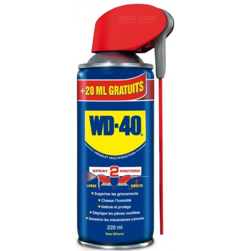 WD-40 - Huile 3 en 1 Original tous usages - aérosol de 200 ml