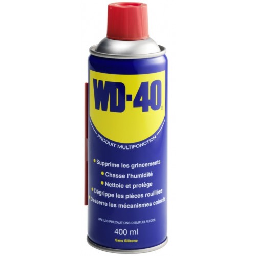 Wd40 nettoyant multifonction anti humidité dégrippant lubrifiant 400ml 5032227330047