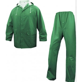 Ensemble vêtement pluie veste + pantalon vert taille L DELTA PLUS 3295249128302