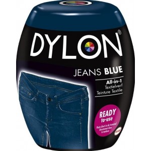 Teinture bleu jeans tout en un tissu vêtement prêt à l'emploi 350gr PODS DYLON 5410091739140