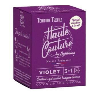 Teinture textile violet colorant + sel + fixateur HAUTE COUTURE LIGHTNING 3142980000162