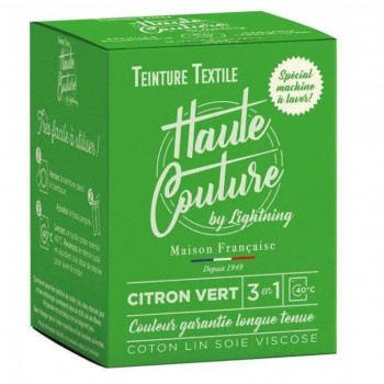 Teinture textile citron vert colorant + sel + fixateur HAUTE COUTURE LIGHTNING 3142980000193
