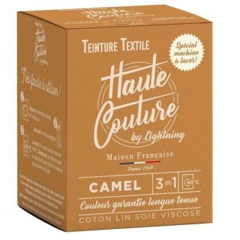 Teinture textile marron camel colorant + sel + fixateur HAUTE COUTURE LIGHTNING 3142980000247