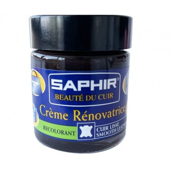 Crème rénovatrice cuir marron foncé éraflures accrocs concentré de pigments SAPHIR 3324010852051
