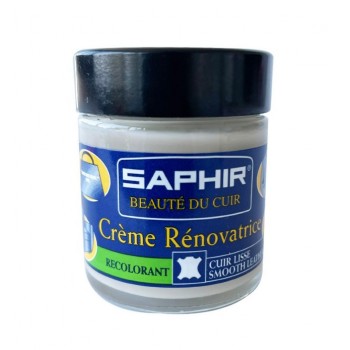 Crème rénovatrice cuir beige éraflures accrocs concentré de pigments SAPHIR 3324010852167