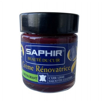 Crème rénovatrice cuir rouge éraflures accrocs concentré de pigments SAPHIR 3324010852129