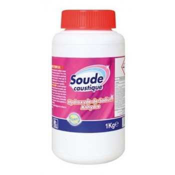 Soude caustique hydroxyde de sodium perle 1kg DISOLVO 3500590010894