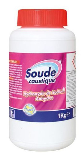 Hydroxyde de sodium Belle Chemical - Pure - Qualité alimentaire (soude  caustique, lessive) (1 livre) 