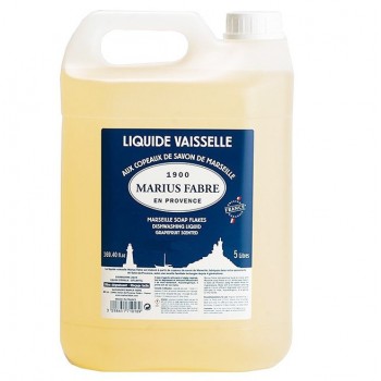 Liquide vaisselle aux copeaux savon de Marseille 5l MARIUS FABRE 3298651717201
