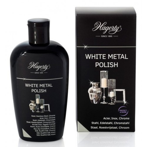Nettoyant métal blanc acier inox chrome white métal polish HAGERTY 7610928090125