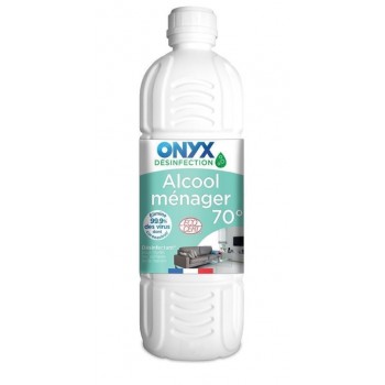 Alcool ménager 70° 1l nettoyant dégraissant désinfectant bactéricide ONYX 3183940318361