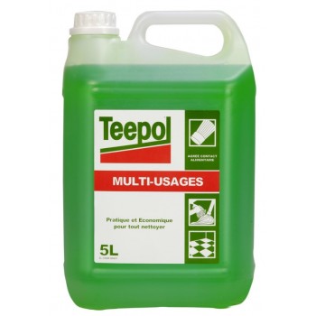 Teepol 5 litres nettoyant toute surfaces agréé contact alimentaire 3444359073167