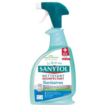Nettoyant désinfectant sanitaire pulv 750ml SANYTOL bactéricide virucide 3045206613057