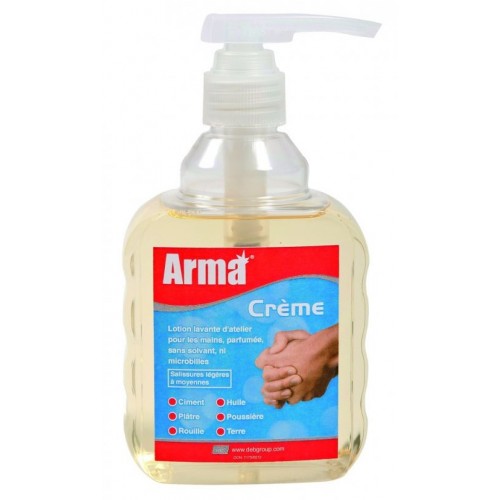 Savon crème nettoyante mains sans solvant atelier pulv 450ml ARMA 5010424036726