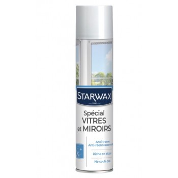 Aérosol nettoyant alcool spécial vitres miroir pare brise STARWAX 3365000005224