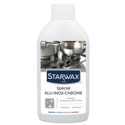 Nettoyant alu inox chrome aluminium 250ml STARWAX 3365000002100