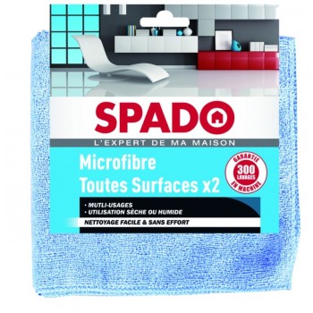 Microfibre multi usages toutes surfaces 38x38cm SPADO 3172350903298