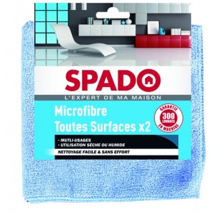 Microfibre multi usages toutes surfaces 38x38cm SPADO 3172350903298