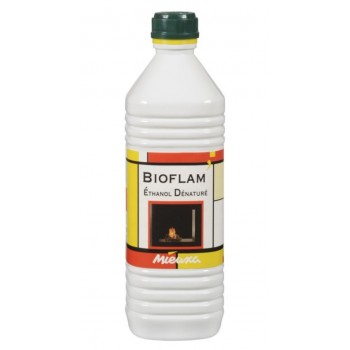Ethanol 96% dénaturé combustible biocheminée 1 litre BIOFLAM 3256630038815