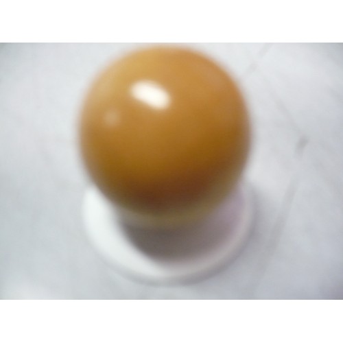 bouton bois boule hêtre verni base zamac blanche insert métal Ø 20 mm pour meubles 3297867533179
