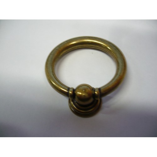 anneau laiton massif bronze Ø 40 mm avec vis pour meuble et tiroir 3297866616378