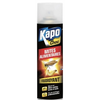 Insecticide foudroyant aérosol anti mites alimentaires KAPO 3365000031612