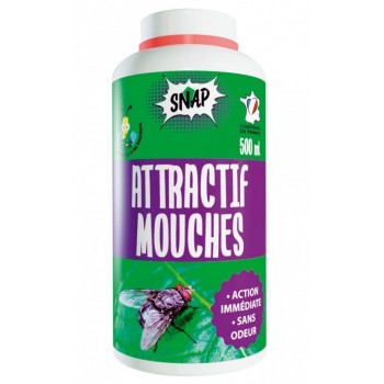 Attractif mouches formule liquide concentrée sans odeurs 0.5L SNAP 3760059707929