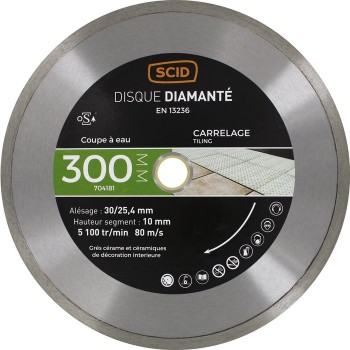 Disque diamanté carreleur expert ° 300 mm carrelage céramique grès cérame SCID 3493427041812