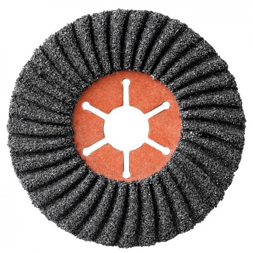 Disque abrasif semi flexible carbure de silicium ° 115 mm grain 60 SCID ébarbage meulage matériaux 3493420006245
