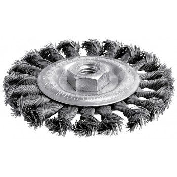 Brosse circulaire mèche acier torsadé pour meuleuse ° 115 mm SCID 3493428947748