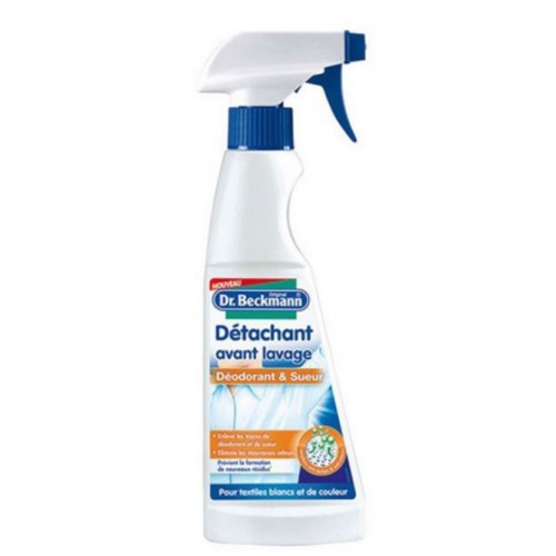 Spray détachant avant lavage déodorant sueur 250mL DR BECKMANN 4008455454818