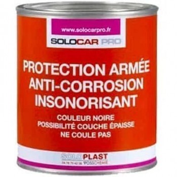 Protection armée anti corrosion insonorisant noir 1kg SOLOCAR PRO 3168761013718
