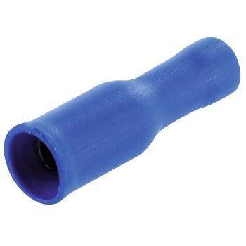 Lot 10 cosse clip isolé cylindrique femelle section 1.5 à 2.5 mm² ° 4 mm bleu DHOME 3600072454731