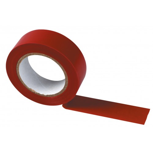 Ruban isolant rouge 0,15x19mm à bobine 10m