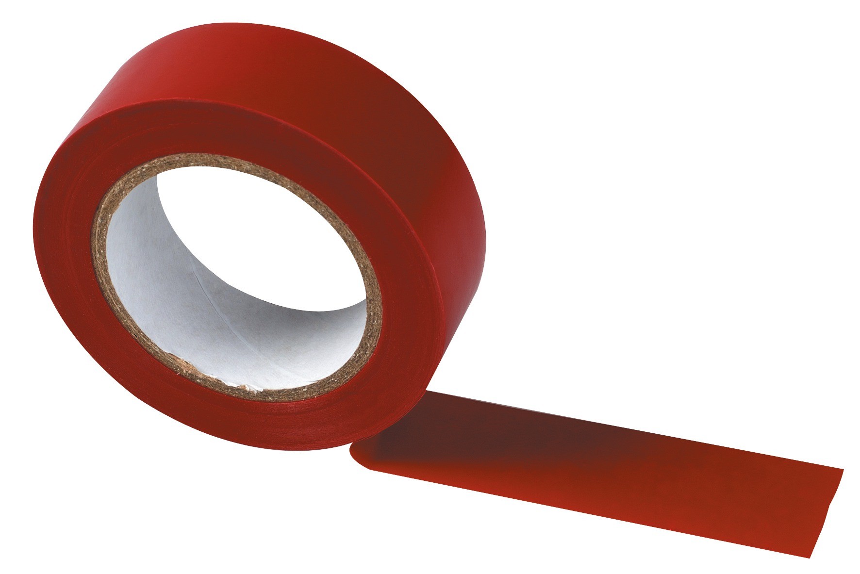 Ruban adhésif isolant pvc type chatertone rouge 10m x 15 mm DHOME