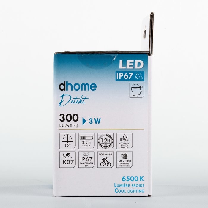 Lampe frontale à 7 LED 30 lm / 0,3 W et 3 niveaux de luminosité