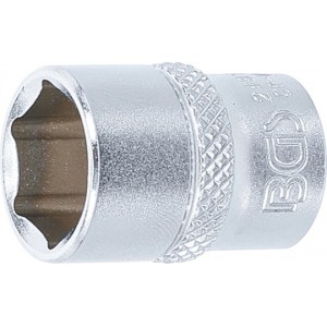 Douille six pans Pro torque 6.3 mm 1/4" taille 13 mm tournevis clé cliquet BGS TECHNIC 4026947024851