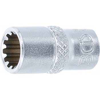 Douille Gear lock carré 6.3 mm 1/4" taille 8 mm tournevis clé cliquet BGS TECHNIC 4048769001162
