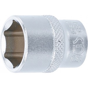 Douille 6 pans pro torque carré 10 mm 3/8" taille 17 mm tournevis clé cliquet BGS TECHNIC 4048769014988