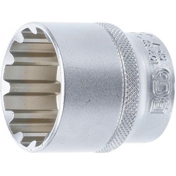Douille profil multiple gear lock carré 12.5 mm 1/2" taille 32 mm BGS TECHNIC 4048769001667