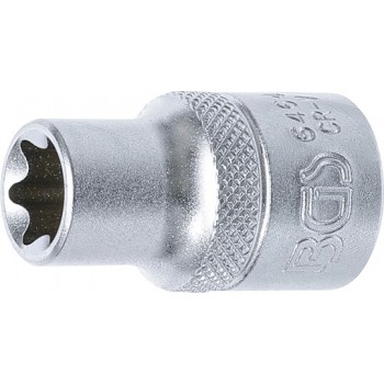Douille profil E torx lock carré 12.5 mm 1/2" taille E 14 mm BGS TECHNIC 4026947064642