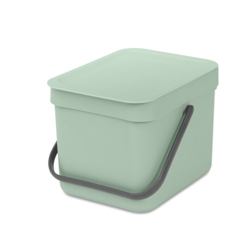 Poubelle Sort & Go 6 litres déchets organiques jade green BRABANTIA 8710755211768