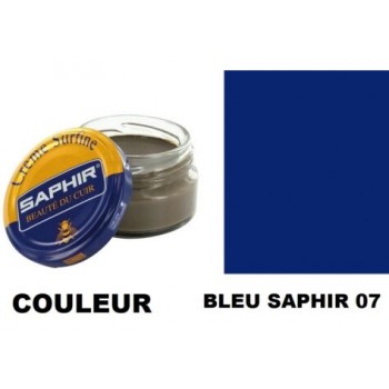 Pommadier crème surfine cirage cuir pot 50ml bleu saphir SAPHIR 3324010032071