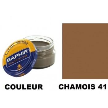 Pommadier crème surfine criage cuir pot 50ml chamois SAPHIR 3324010032415
