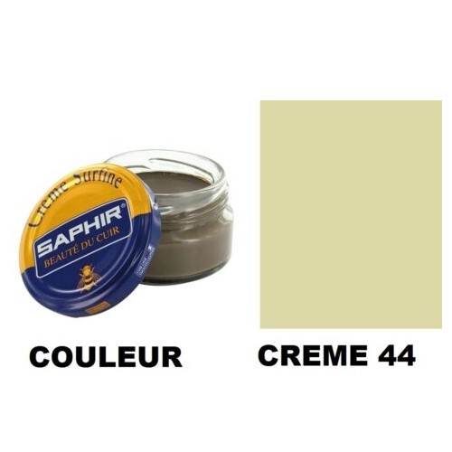 Pommadier crème surfine cirage cuir pot 50ml crème SAPHIR 3324010032446