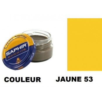 Pommadier crème surfine cirage cuir pot 50ml jaune SAPHIR 3324010032538