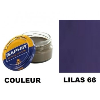 Pommadier crème surfine cirage cuir pot 50ml violet lilas SAPHIR 3324010032668
